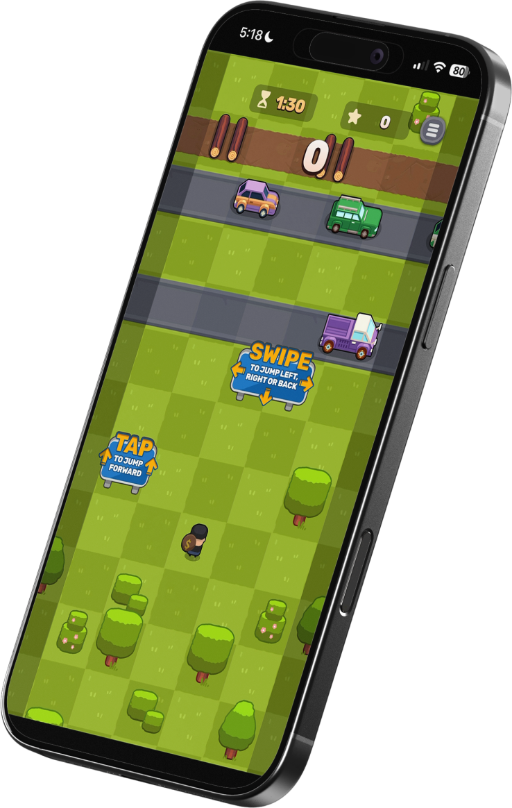 CRWN game on mobile